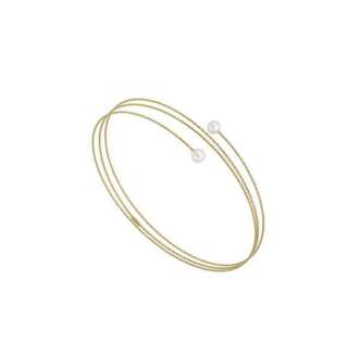 Bracciale Magic Wire NEVE in oro giallo e perle ref. 06  Bracciali Rigidi