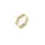 Anello esagono GEOMETRY Magic Wire in oro giallo Ref. 409-A6F  Anelli