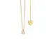 Girocollo punto luce Per Dirti Che in oro giallo e diamanti PDC023-010  Girocolli