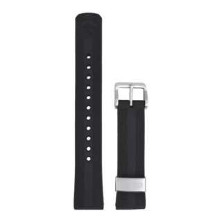 Cinturino per orologio Seiko in gomma nera ansa 20 mm ref.  R03E021J0  Cinturini di Ricambio