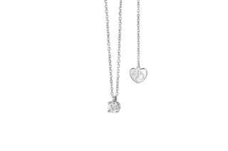 Girocollo punto luce Per Dirti Che in oro bianco e diamanti PDC033-010 Girocolli Girocollo punto luce Per Dirti Che in oro bianco e diamanti PDC033-010 Girocolli
