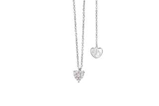 Girocollo punto luce Per Dirti Che in oro bianco e diamanti PDC053-013  Girocolli