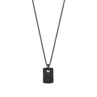 COLLANA MANO J CON TARGHETTA IN TITANIO NERO, ORO ROSSO E DIAMANTI BLACK TNCOT4001 Collane COLLANA MANO J CON TARGHETTA IN TITANIO NERO, ORO ROSSO E DIAMANTI BLACK TNCOT4001 Collane
