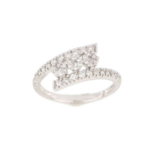 Anello trilogy in oro bianco e diamanti ANP1001 Anelli Trilogy Anello trilogy in oro bianco e diamanti ANP1001 Anelli Trilogy