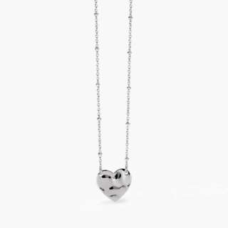 Girocollo kidult con cuore effetto martellato Style 03 851008  Girocolli