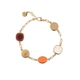 Bracciale Aquaforte Coriandoli Veneziani con paste vitree multicolore e multiformi H4182821  Bracciali a Maglia