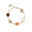 Bracciale Aquaforte Coriandoli Veneziani con paste vitree multicolore e multiformi H4182821  Bracciali a Maglia