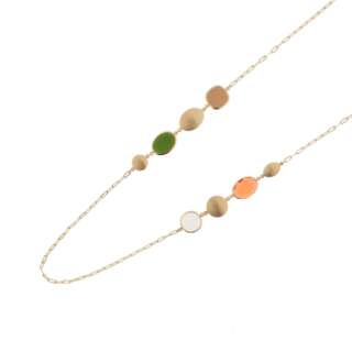 Collana Aquaforte Coriandoli Veneziani lunga cm.93 con paste vitree multicolore e multiformi H4184999  Collane Lunghe