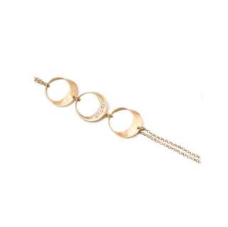 Bracciale Aquaforte Lune con tre elementi e pavè di zirconi nel centrale H4182861  Bracciali a Maglia