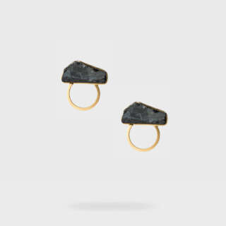 Orecchini Katerina Vassou placcati in oro con tormalina 404848GTOURM Orecchini a Lobo Orecchini Katerina Vassou placcati in oro con tormalina 404848GTOURM Orecchini a Lobo