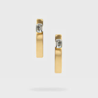 Orecchini Katerina Vsssou placcati oro con cristalli 404544G  Orecchini Pendenti