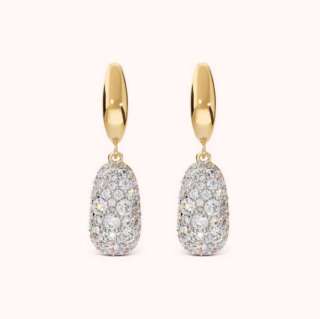 Orecchini Bronzallure con Ciondolo in Pavé di Cubic Zirconia WSBZ02509Y.WR  Orecchini Pendenti