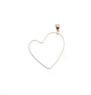 Pendente MagicWire Love con punto luce in oro giallo e diamante 299-PL-GD-01  Ciondoli e Pendenti