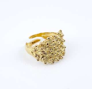 Fede sarda in argento 925 dorato FDS01  Anelli