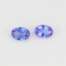 Coppia Tanzanite Naturale Ovale 7.0 x 5.0 ct. 1.37 ref CTO137EF  Pietre Preziose