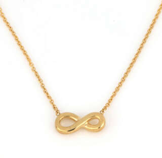 Collana con simbolo infinito in oro giallo 9 KT  DZC022-9KT  Girocolli