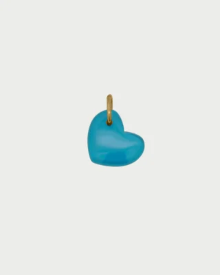 CharmBar rue des mille Charm Cuore Celeste CB-LCN 84   Ciondoli e Pendenti Elementi per Bracciali
