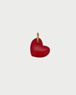 CharmBar rue des mille Charm Cuore Rosso CB-LCN 86   Ciondoli e Pendenti Elementi per Bracciali