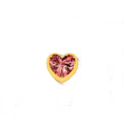 Elements Corazon donna oro in oro giallo e rodolite ECY13308  Elementi per Bracciali