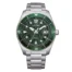 Orologio Citizen Marine in acciaio quadrante verde texturizzato AW1880-55X  Orologi al Quarzo
