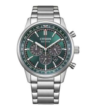 Orologio Citizen Uomo Of Collection Aviator Verde CA4720-52X  Orologi al Quarzo