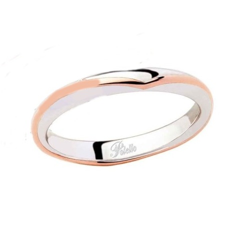 Fede Polello Rosa di Cuori in oro rosa oro bianco 2836UBR