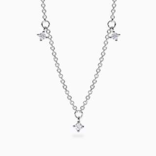Girocollo Mabina con punti luce in diamanti lab-grown 0,035 carati 553812  Girocolli