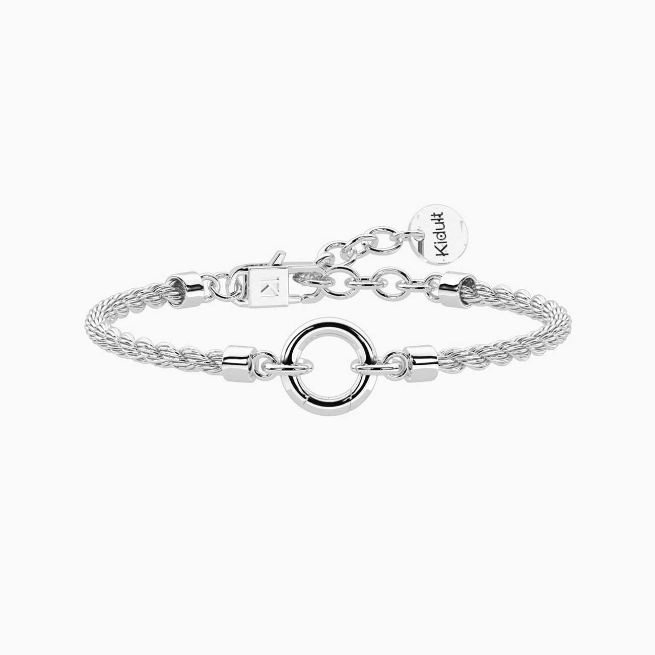Bracciale kidult componibile con catena corda in acciaio Duetto 732407 - immagine 2
