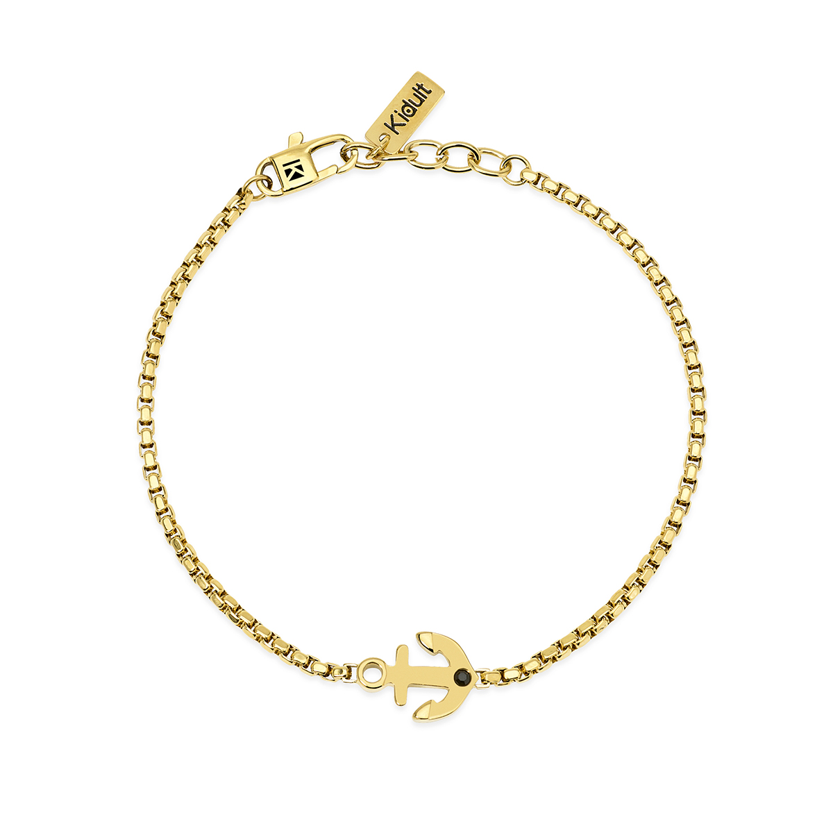 Bracciale kidult uomo in acciaio dorato 831204