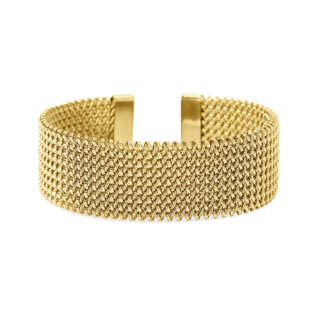 Bracciale kidult in acciaio dorato 831248  Bracciali a Maglia