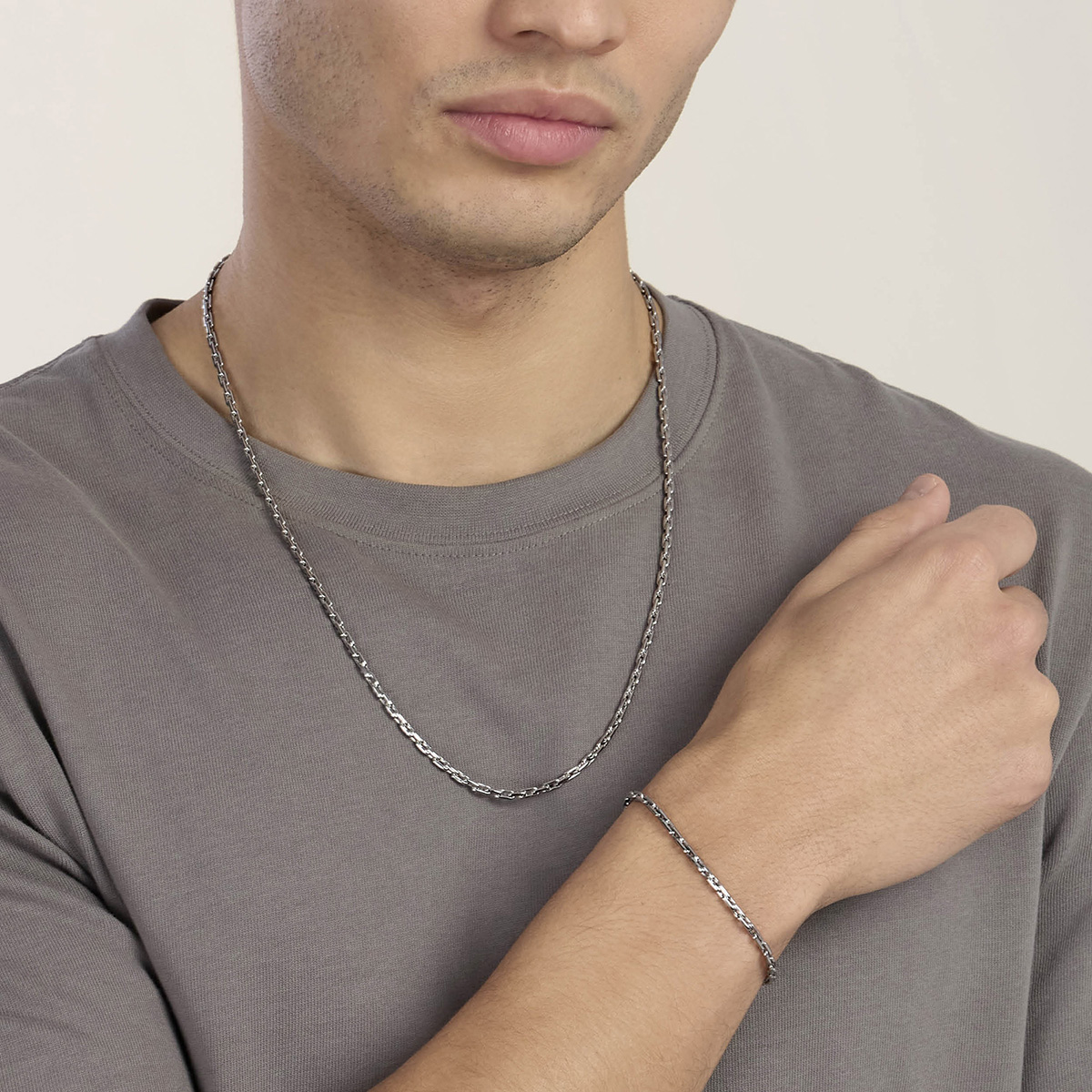 Collana kidult uomo in acciaio 851112 - immagine 2