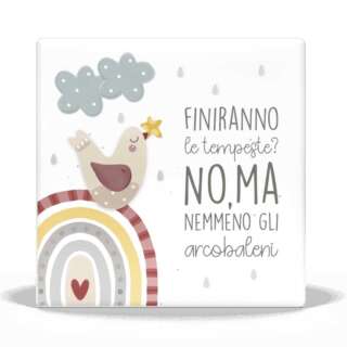 Calamita quadrata-finiranno le tempeste L'angolo delle idee CAL_QU_210_TLN04  Idee regalo e Oggettistica