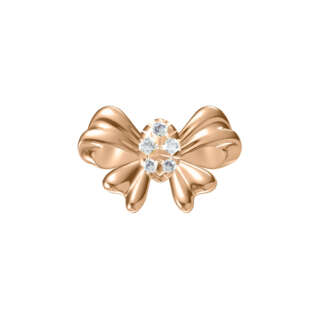 Elements donna oro Fiocco in oro rosa e diamanti ECF10292.002  Elementi per Bracciali