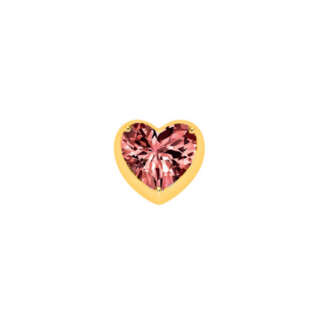 Elements donna oro Corazon Piccolo in Oro Giallo e Rodolite ECY13302  Elementi per Bracciali