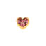 Elements donna oro Corazon Piccolo in Oro Giallo e Rodolite ECY13302  Elementi per Bracciali