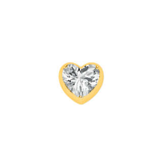 Elements donna oro Corazon Piccolo in Oro Giallo e Topazio Bianco ECY13305  Elementi per Bracciali