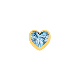 Elements donna oro Corazon Piccolo in Oro Giallo e Topazio Azzurro ECY13306  Elementi per Bracciali