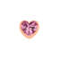 Elements donna oro Corazon Piccolo in Oro Rosa e Tormalina ECY13366  Elementi per Bracciali