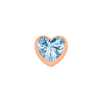 Elements donna oro Corazon Piccolo in Oro Rosa E Topazio Azzurro ECY13371  Elementi per Bracciali