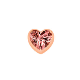Elements donna oro Corazon Grande in Oro Rosa e Rodolite ECY13373  Elementi per Bracciali