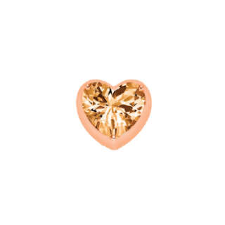 Elements donna oro Corazon Grande in Oro Rosa e Citrino ECY13375  Elementi per Bracciali