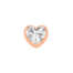 Elements donna oro Corazon Grande in Oro Rosa e Topazio Bianco ECY13376  Elementi per Bracciali