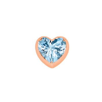 Elements donna oro Corazon Grande in Oro Rosa e Topazio Azzurro ECY13377