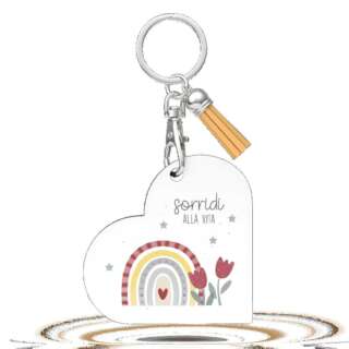 Portachiavi cuore-sorridi L'angolo delle idee PCH_CR_220_TLN01  Idee regalo e Oggettistica