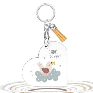 Portachiavi cuore-credici L'angolo delle idee PCH_CR_220_TLN02  Idee regalo e Oggettistica