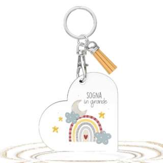 Portachiavi cuore-sogna L'angolo delle idee PCH_CR_220_TLN04  Idee regalo e Oggettistica