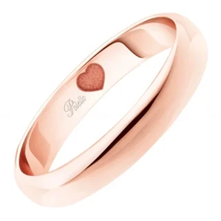 Fede Polello in oro rosa 18 kt 3117UR  Fedi Nuziali