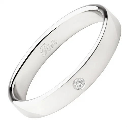 Fede Polello Lampo d’Amore in oro bianco e diamante 3182DB