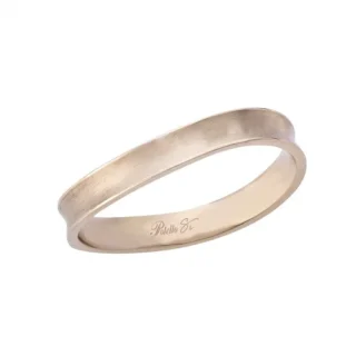 Fede Polello in oro color champagne 3307UCH  Fedi Nuziali