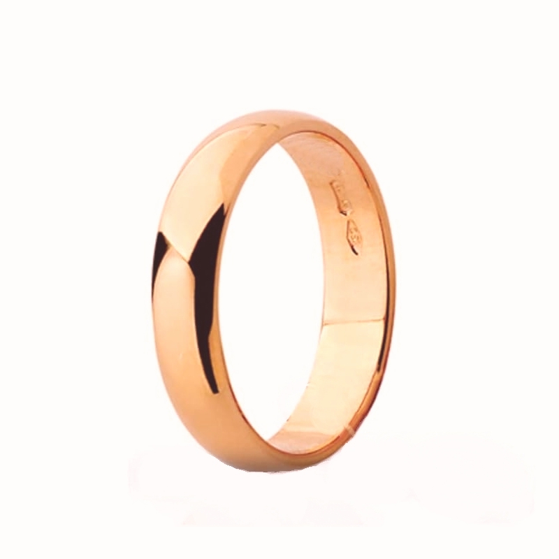 Fede Matrimoniale Classica 6 Grammi Oro Rosa 18 kt  FCTR6CR  Fedi Classiche